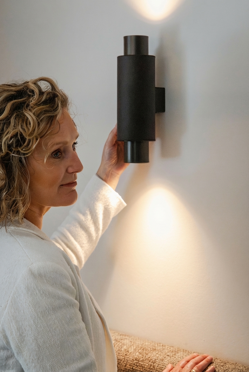 Miriam met OLIN wandarmatuur